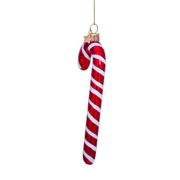 Vondels Kerstbal Red/White Candy Cane - Afbeelding 3