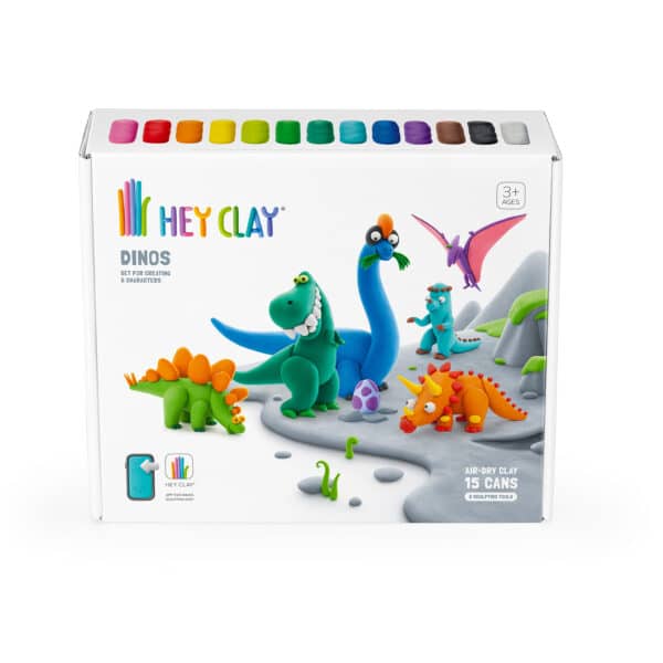Hey Clay Boetseerklei Dinos - 15 Kleuren