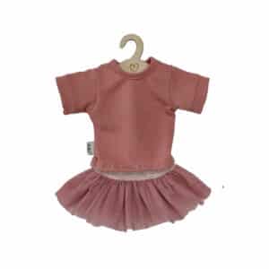 Hollie Poppenrok en -shirt Candy old rose