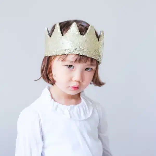 Mimi & Lula Sequin Crown-Gold