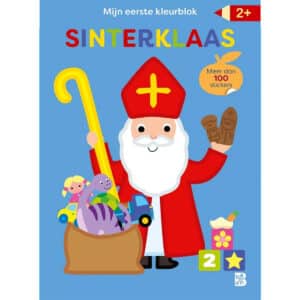 Mijn allereerste kleurblok met stickers: Sinterklaas