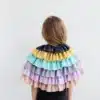 Mimi & Lula Rainbow Ruffle Cape