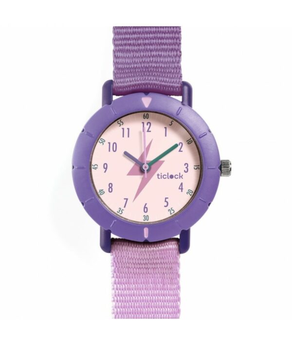 Wijs west Djeco Djeco Purple flash 3070900004757 Djeco Cat Kleding & Accessoires Accessoires Horloges