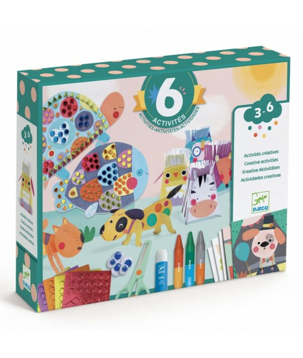 Wijs west Djeco Djeco Les animaux et leurs maisons 3070900092938 Djeco Cat Speelgoed & Spellen Knutselen