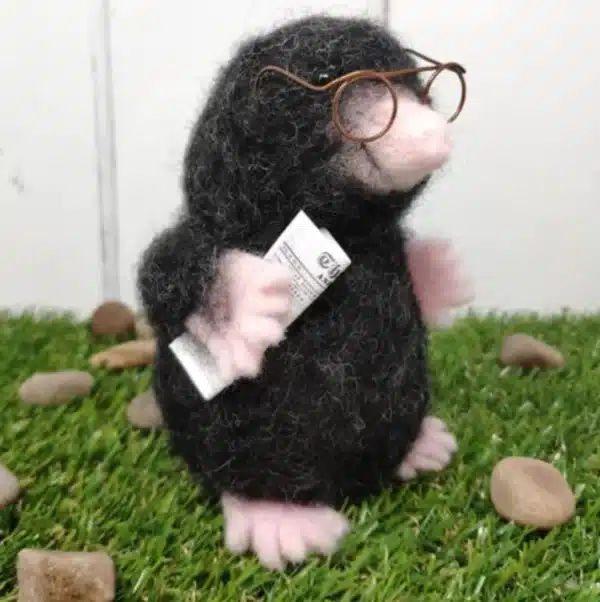 Fabulous Mr Mole naaldvilten knutselset