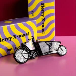 Yup in de Boom Kerstbal Bakfiets Urban Arrow