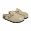 Enfant Slippers Nubuck Leather Champagne Beige