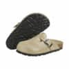 Enfant Slippers Nubuck Leather Champagne Beige