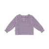 Wijs west House of Jamie House of Jamie Baby Frill Collar Jumper Dusty Violet 8719654138930 SS24 HOJ Kleding & Accessoires Baby Pakjes