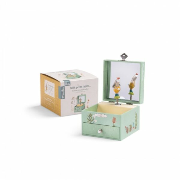 Moulin Roty Muzikale Juwelendoos Trois Petits Lapins
