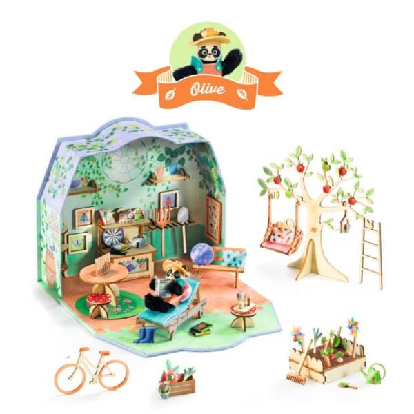 Djeco Knutselset Mi House - Olive