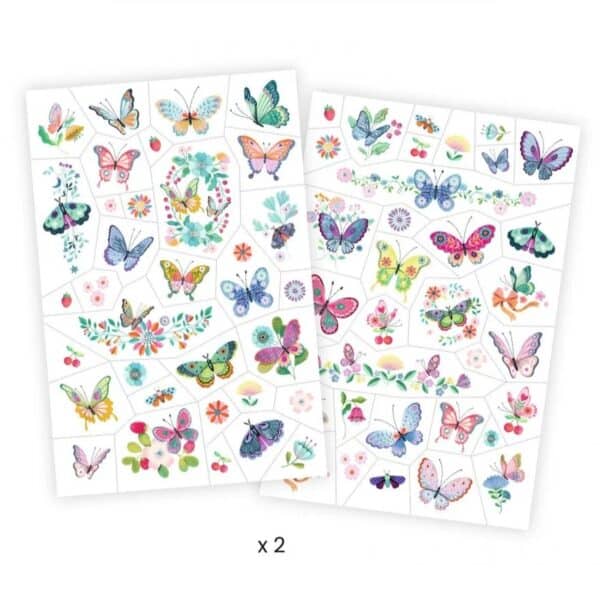 Djeco Tattoos Droomvlinders - Afbeelding 2