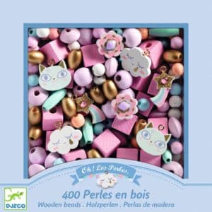 Djeco Houten Rijgkralen Regenboog