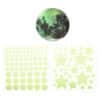 Maan en sterren Glow in the dark set - 111 stickers