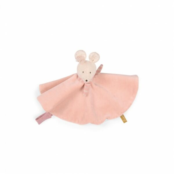 Moulin Roty Knuffeldoekje Muis Roze - La Petite École De Danse