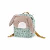 Moulin Roty Rugzak groen Konijn Trois Petits Lapins