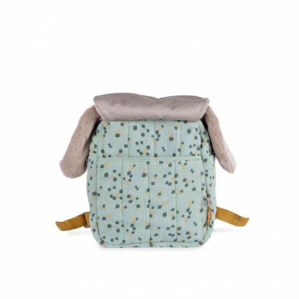 Moulin Roty Rugzak groen Konijn Trois Petits Lapins