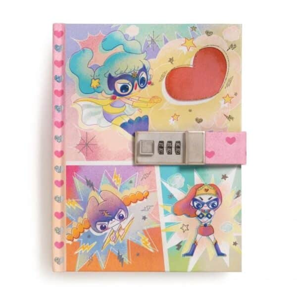 Wijs west Djeco Djeco Geheime Notebook Code - Dagboekcode Lam 3070900036192 Djeco Jun24 Speelgoed & Spellen Knutselen
