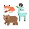 Djeco Grote Stickers - Bosdieren - Afbeelding 2