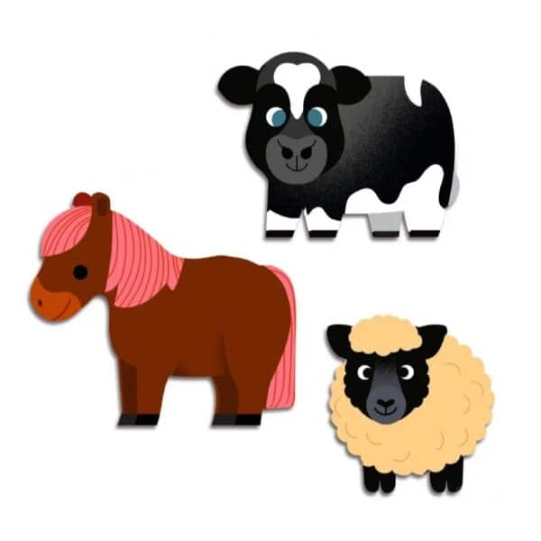 Djeco Big Stickers - Boerderijdieren - Afbeelding 2