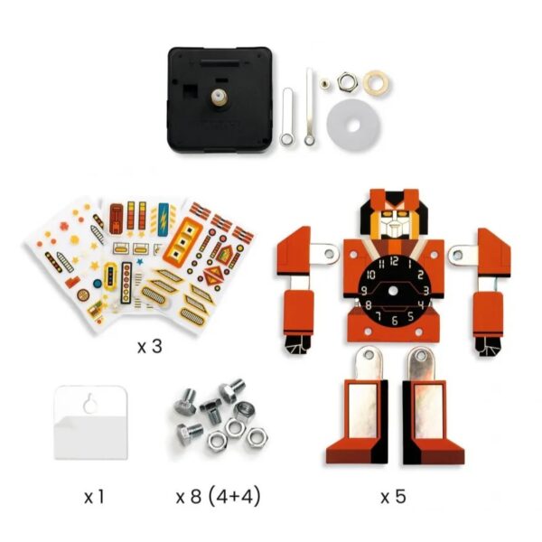 Djeco Klok Diy - Robotime - Fsc Mix - Afbeelding 3