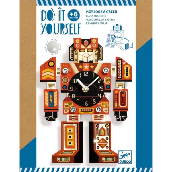 Wijs west Djeco Djeco Klok Diy - Robotime - Fsc Mix 3070900079687 Djeco Jun24 Speelgoed & Spellen Knutselen