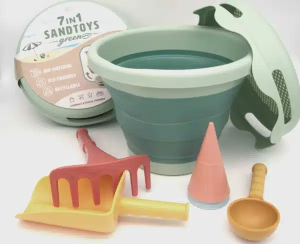 CompactToys - 7in1 Sand Toys - Groen