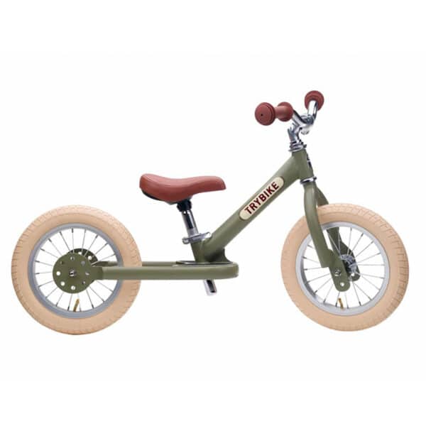 Trybike Steel Loopfiets Mat Groen
