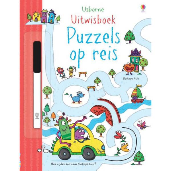 Puzzels op reis, uitwisboek