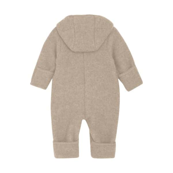 Wijs west Huttelihut Huttelihut Pram Suit Wool Fleece Camel Melange 5713438062179 AW24 Huttel Kleding & Accessoires Baby Pakjes