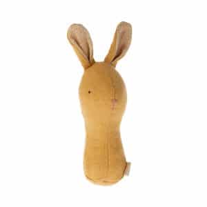 Maileg Bunny rattle - Dusty yellow