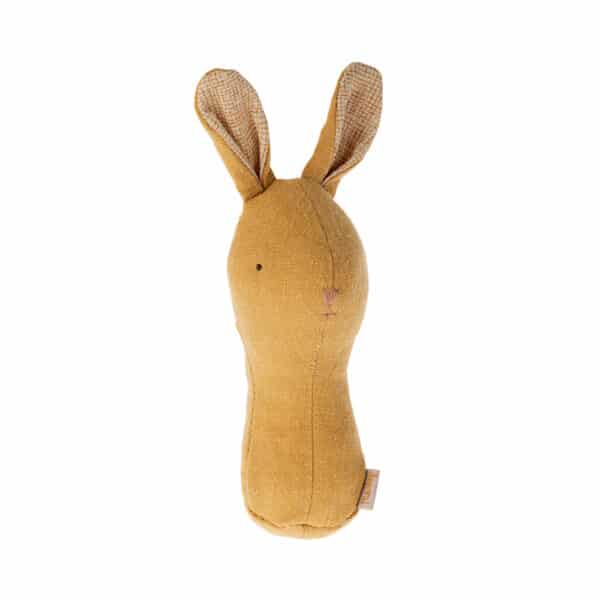 Maileg Bunny rattle - Dusty yellow