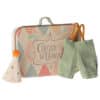Maileg Clown clothes in suitcase, Little brother mouse