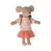 Maileg Tricycle mouse, Big sister - Coral