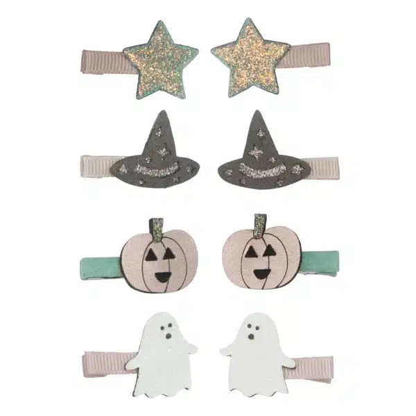 Mimi & Lula Mimi & Lula Halloween Mini Clips 5060925057720 Mimi AW24 Verzorging Haaraccessoires Haarspeldjes Wijs west