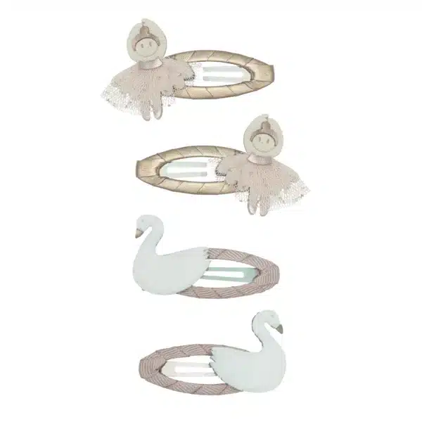 Mimi & Lula Mimi & Lula Swanlake Clic Clacs 5060925056921 Mimi AW24 Verzorging Haaraccessoires Haarspeldjes Wijs west