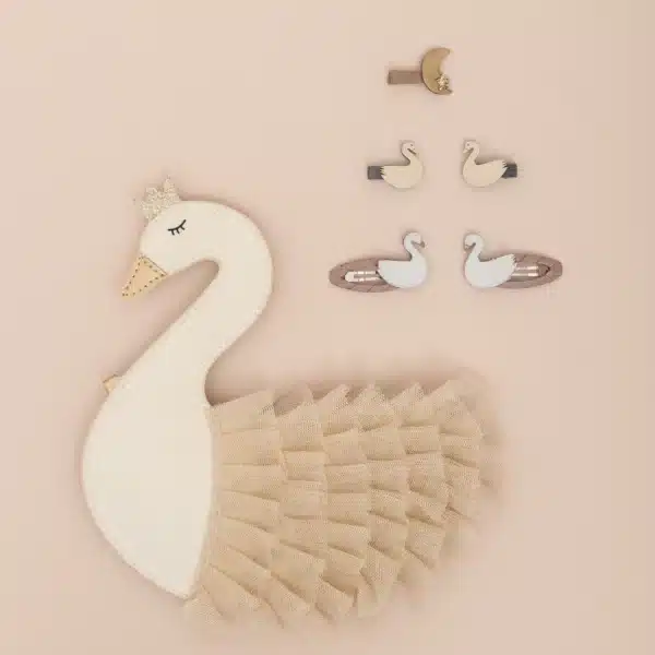 Mimi & Lula Mimi & Lula Swan Tasje 5060925057843 Mimi AW24 Kleding & Accessoires Tassen & Rugzakken  Wijs west