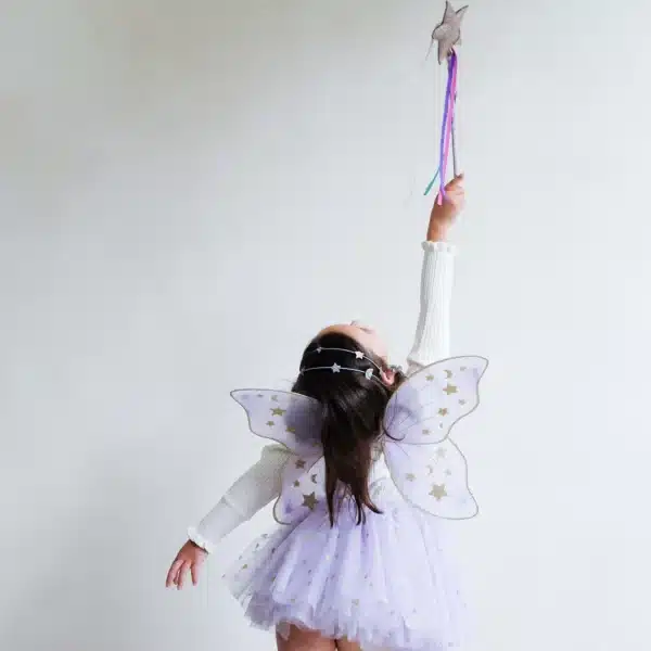 Mimi & Lula Mimi & Lula Super Starry Night Wings - Lilac 5060925058390 Mimi AW24 Speelgoed & Spellen Verkleden  Wijs west