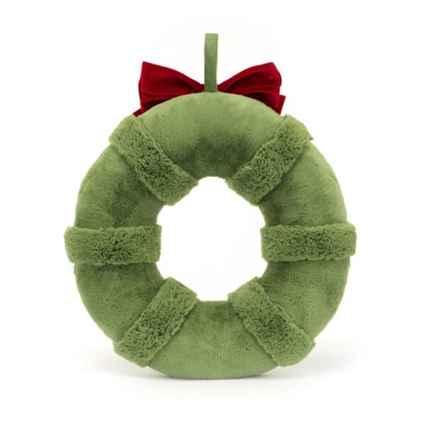 Jellycat Jellycat Knuffel Amuseables Decorated Christmas Wreath 670983158069 Jellycat AW24 Speelgoed & Spellen Knuffels  Wijs west