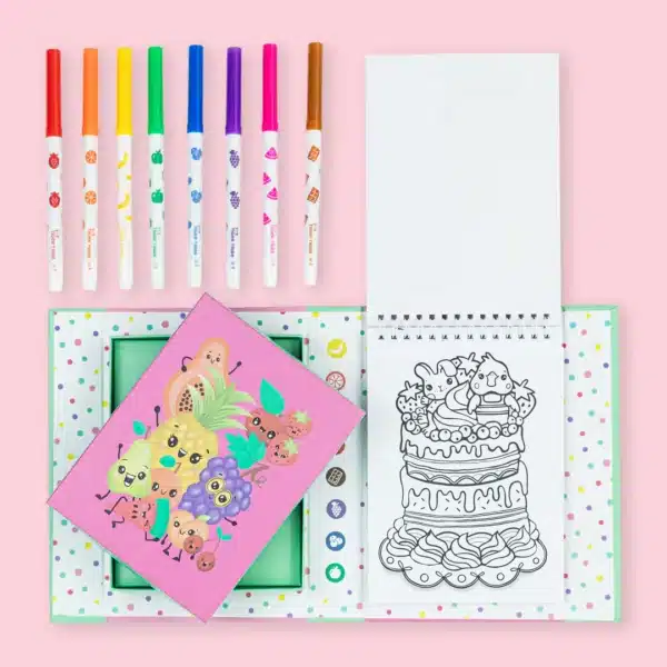 Tiger Tribe Scented Colouring - Fruity Cutie
