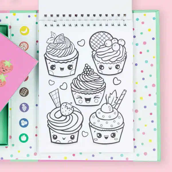 Tiger Tribe Scented Colouring - Fruity Cutie