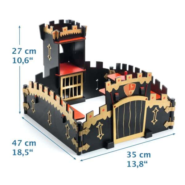 Djeco Arty Toys Ze Zwart Kasteel