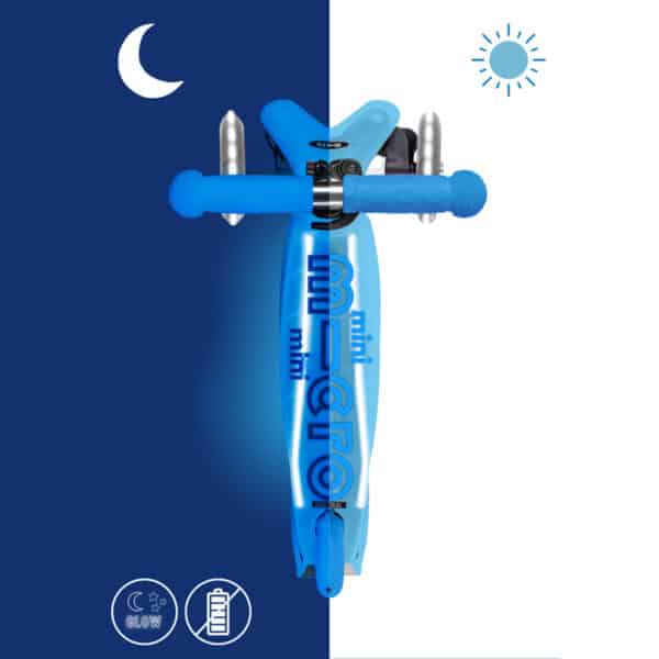 Mini Micro step Deluxe Glow LED Plus Arctic Blauw