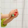 Pataploof Set bad- en doucheklei - Groen/ Rood met Bloop