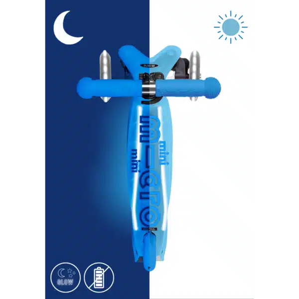Mini Micro step Deluxe Glow LED Plus Arctic Blauw