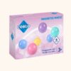 Coblo | Knikkerbaan ballen | 6 stuks - Pastel