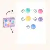 Coblo | Knikkerbaan ballen | 6 stuks - Pastel