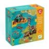 Djeco Djeco Arty Toys Reuzepuzzel - Strijd - 30 Pcs 3070900068476 Djeco okt24 Speelgoed & Spellen Spelen Poppen Wijs west