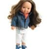Djeco Djeco Poppenkledingset Pomea Lovely - Blue Jacket - 32 Cm 3070900077737 Djeco okt24 Speelgoed & Spellen Spelen Poppen Wijs west