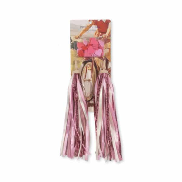 Konges Sløjd Bicycle Streamers And Beads Pink Glitter